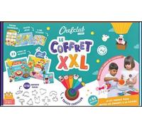 Coffret XXL Petit Cuistot 3 livres avec 4 diy et stickers - Collectif - Chefclub Eds - Boîte ou accessoire - Jeux livres objets
