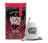 Coffret Yerba Mate Énergie Guaraná Verde Mate - Set Complet avec Yerbera, Tasse et Accessoires