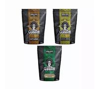 Coffret Yerba Mate Guarani 3 x 500 g - Menta Limón, Katuava, Ashwagandha Cactus - Mélanges énergisants aux plantes et adaptogènes