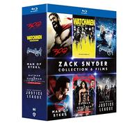 Coffret Zack Snyder : 300 + Watchmen + Man Of Steel + Batman V Superman : L'aube De La Justice + Zack Snyder's Justice League + Sucker Punch - Pack - Blu-Ray
