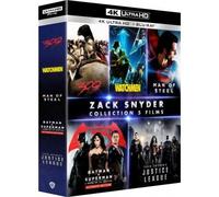 Coffret Zack Snyder : 300 + Watchmen + Man Of Steel + Batman V Superman : L'aube De La Justice + Zack Snyder's Justice League - 4k Ultra Hd + Blu-Ray