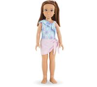 Coffret Zoé à la plage - COROLLE GIRLS - Poupée mannequin - 5 accessoires - 28 cm - Dès 4 ans