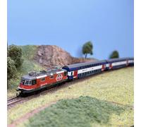 Coffret «Züricher S-Bahn», Re 420 LION et 3 voitures à 2 niveaux HVZ/DBZplus, SB
