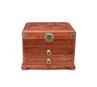 Coffrets à bijoux en palissandre, boîte de rangement en acajou pour cosmétiques, bijoux en bois massif, grand coffret pour boucles d'oreilles, bijoux pour chambre, salle de bain, vestiaire, vanité, c