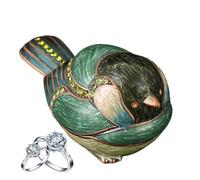 Coffrets À Bijoux Pour Femmes | Boîte À Bijoux De Voyage En Émail En Forme D'oiseau - Boît À Boucles D'oreilles Avec Strass, Pour Ranger Collier, Bague, Boucles D'oreilles En Voyage Et À La Maison