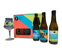 Coffrets Brussels bèlge 3 bières + 1 verre dégustation TEKU 5% IPA - PANDA - JUNKIE - 33cl.