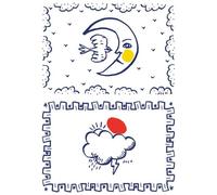 Coffrets de 2 sets de table assortis "Lune" & "Nuage" Collection L'Archipel Sent