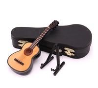 Coffrets De Figurines D'instruments De Musique Modèle Miniature De Guitare Classique Instrument Musique Ornemental(3/4,8cm Guitar)