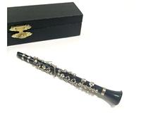 Coffrets De Figurines D'instruments De Musique Ornement Miniature De Clarinette Flûte Ou Saxophone(13.5CM-1/8)