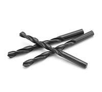 Coffrets De Forets 3 Pcs 5.1/5.2/5.3/5.4/5.5/5.6/5.7/5.8/5.9/6.0Mm Hss Foret Hélicoïdal À Tige Droite Carbone Acier Matériau Bois Bois Métal-5.7Mm_Round_Black