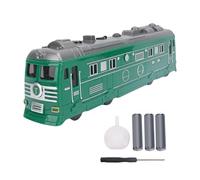 Coffrets de Trains électriques pour Enfants, kit de présentation de Train à Vapeur légendaire avec Fonction de pulvérisation rafraîchissante, Trains Miniatures pour Tout-Petits de (Vert)