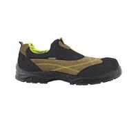 Cofra 12780-000.W41 Miami Mud S1 P SRC Chaussures de sécurité - Cuir italien - Sans métal - Antistatique - Daim perforé et élasthanne LYCRA - Taille 41