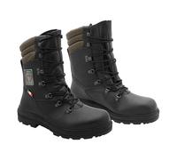 COFRA CHAIN BOLE Bottes de sécurité anti-coupures avec protection de scie pour tronçonneuse Forst Level 2 Embout en acier Tailles 40-47, Noir/vert, 43 EU X-Large