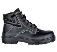 COFRA Chaussure de travail de sécurité pour électriciens Modèle Electrical bis SB E PS WRU FO SR Type Polonais Cuir Noir/Tissu Noir/Feuille APT Taille EU, Noir , 42 EU