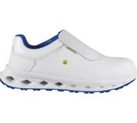 COFRA Hygiene ESD S3S FO SR Taille 43 Mocassins de sécurité en Microfibre Blanche Hydrofuge avec Embout renforcé et Semelle intermédiaire - Semelle à Faible résistance électrique