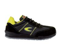 COFRA Owens, Men;Women Safety Shoes Owens S1 P SRC Size 44 in Black/Yellow 39 EU