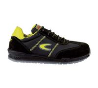 COFRA Owens, Men;Women Safety Shoes Owens S1 P SRC Size 44 in Black/Yellow 41 EU