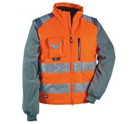 Cofra V023-0-01.Z50 Signal Gilet doublé, Orange, Taille 50