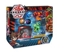 Cofret pour Bakugan - Battle Pack Ventus phaedrus et Pyrus hydranoid : 5 Boules (Bleue Rouge Brune) - 10 bakucores 10 Cartes + Carte Tigre