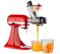 COFUN Accessoire Extracteur de Jus à Mastication pour KitchenAid, Presse à Froid Lente avec Double Goulotte pour KitchenAid Accessoires