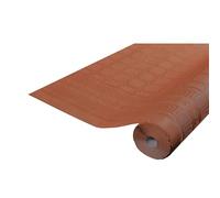 cog Rouleau de Nappe Damassé Terracotta - 25 Mètres