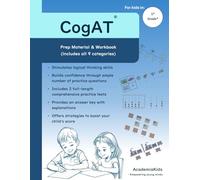 CogAT Grade 1: Gifted and Talented Test Prep: Prep Material Workbook and Two Practice Tests