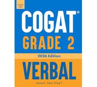 COGAT Grade 2 Verbal: 3 Practice Tests - Level 8