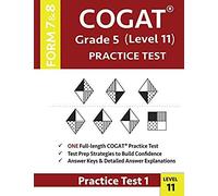 Cogat Grade 5 Level 11 Practice Test Form 7 And 8