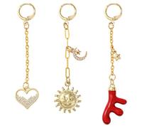 COGCHARGER Breloques bikini pour la fabrication de bijoux, porte-clés, breloques plage, océan, maillot de bain pour boucles d'oreilles, collier, sac à main, Petit, Laiton Zircone cubique Émail, Pas de
