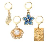 COGCHARGER Breloques bikini pour la fabrication de bijoux, porte-clés, breloques plage, océan, maillot de bain pour boucles d'oreilles, collier, sac à main, Petit, Émail Alliage Émail, Pas de pierre