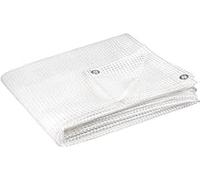 COGEX 082653 Bâche Armée Transparente 2x3m 160g/m² - Protection Imperméable Polyéthylène Renforcé - Stabilisée UV - Œillets Ourlets - Serre Jardin Bois Chantier