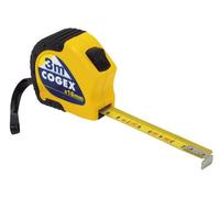 Cogex 46214 Mètre ruban boîtier bi-matière avec 2 blocages