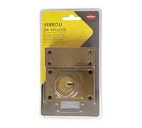 COGEX 647441 Verrou de Porte à Cylindre Ø25 mm - Verrou de Sécurité Intérieur/Extérieur avec 3 Clés - Verrouillage à Clé avec Visserie