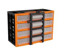 Cogex 72070 Casier de rangement en plastique 4 tiroirs