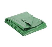 COGEX 82683 Bâche Armée de Protection 1,5 x 6 m - 160 g/m² - Verte Imperméable et Indéchirable - Stabilisée UV - Idéale Couverture Bois et Usage Extérieur