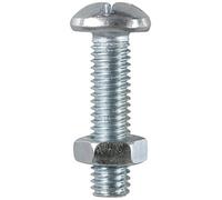 COGEX 85216 Boulon avec Ecrou, Gris, 5 x 20 mm, Set de 13 Pièces