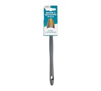 COGEX - Brosse à rechampir, Pinceau à rechampir Peinture - Brosse à rechampir Peinture - Diamètre: Ø15mm - Manche en Plastique 100% recyclé - pour Murs et plafonds - pour Angles, moulures et reliefs