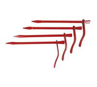 COGEX - Chevilles de fixation, Outils maçonnerie et pose carrelage - Lot de 4 chevillettes de maçon hexagonale, chevillettes pour fixation coffrage maçon - Longueur 250mm - Diamètre 9mm
