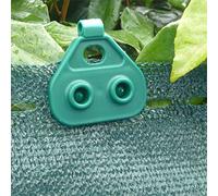 Cogex Clip de fixation pour brise-vue / Bâche x 40 Vert