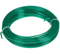 GREENGERS - Ficelles et fils d'attache pour jardin, Liens de jardinage pour ligatures - Fil de fer gainé 15M / Fil de fer pour cloture 15M - Facile à couper - Fil de fer jardin - Diamètre 2mm