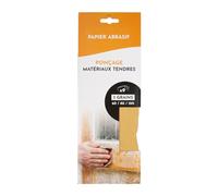 COGEX - Papier abrasif, papier à poncer - Papier abrasif peinture - Pour ponçage de matériaux tendres - 9 feuilles - Dimensions: 280 x 95mm - 3 grains 60/80/100 - Pour peinture, enduits, bois tendre