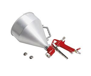 COGEX - Pulvérisateurs de peinture, Pistolets à calfeutrer - Pistolet à crépir pneumatique, projeteuse à mortier pneumatique - Projeteuse pneumatique pour façade - Capacité : 4.5L - Pression : 4 bars