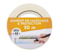 COGEX - Ruban adhésif de masquage et de protection - Dimensions: 50m x 48mm - Bande large - Idéal pour vos travaux de peinture - Résultat net