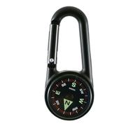 Coghlan's Liquide Mousqueton avec Boussole Adulte Unisexe, Noir, Taille Unique