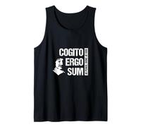 Cogito Ergo Sum Descartes Philosophie Cadeau Shirt Citation Français Débardeur