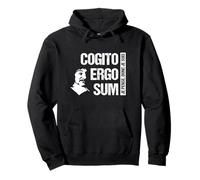 Cogito Ergo Sum Descartes Philosophie Cadeau Shirt Citation Français Sweat à Capuche