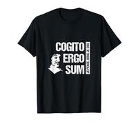 Cogito Ergo Sum Descartes Philosophie Cadeau Shirt Citation française T-Shirt