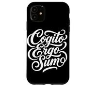 Cogito Ergo Sum Étudiant en philosophie Latine Coque pour iPhone 11