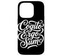 Cogito Ergo Sum Étudiant en philosophie Latine Coque pour iPhone 14 Pro