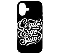 Cogito Ergo Sum Étudiant en philosophie Latine Coque pour iPhone 17